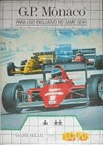 Super Monaco GP II box art for Sega Game Gear